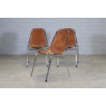 A set of three 'Les Arcs' chairs,