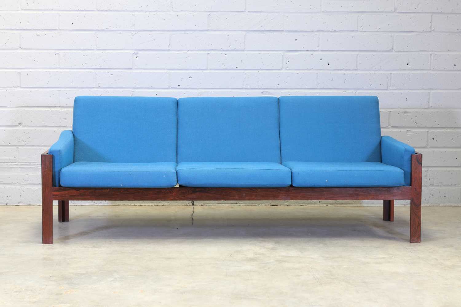§ A Danish three-seater sofa, - Image 3 of 3