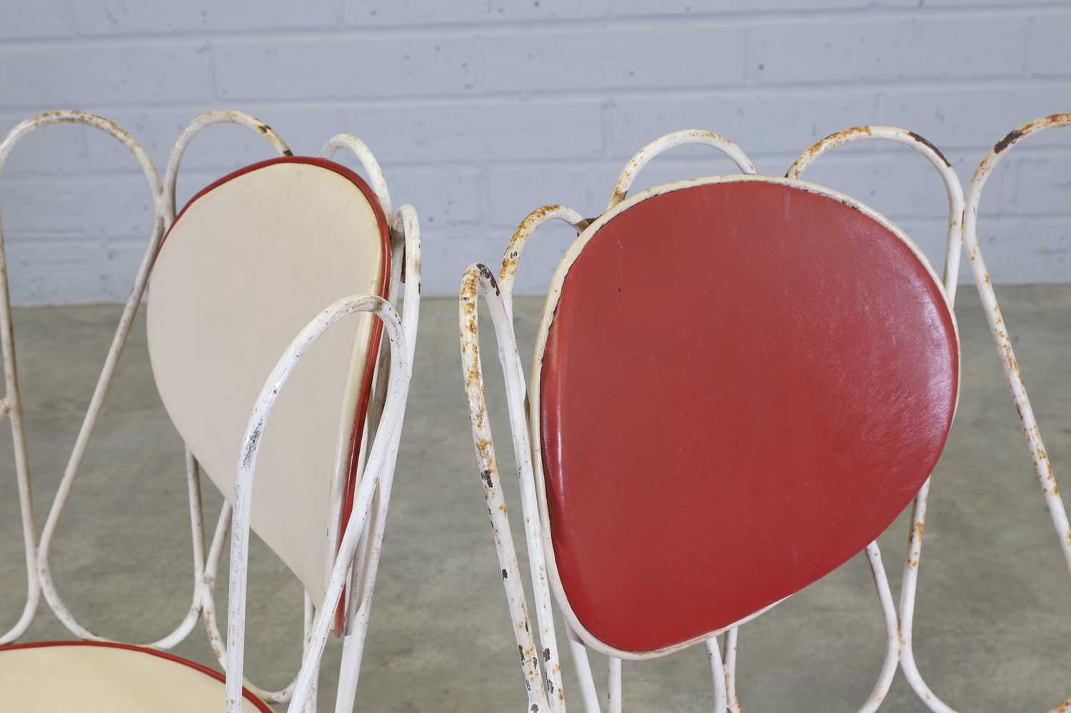 A pair of French garden chairs, - Image 5 of 8