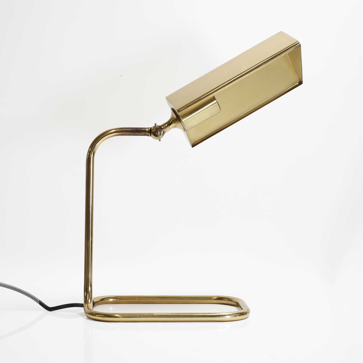 A German brass table lamp, - Image 5 of 5