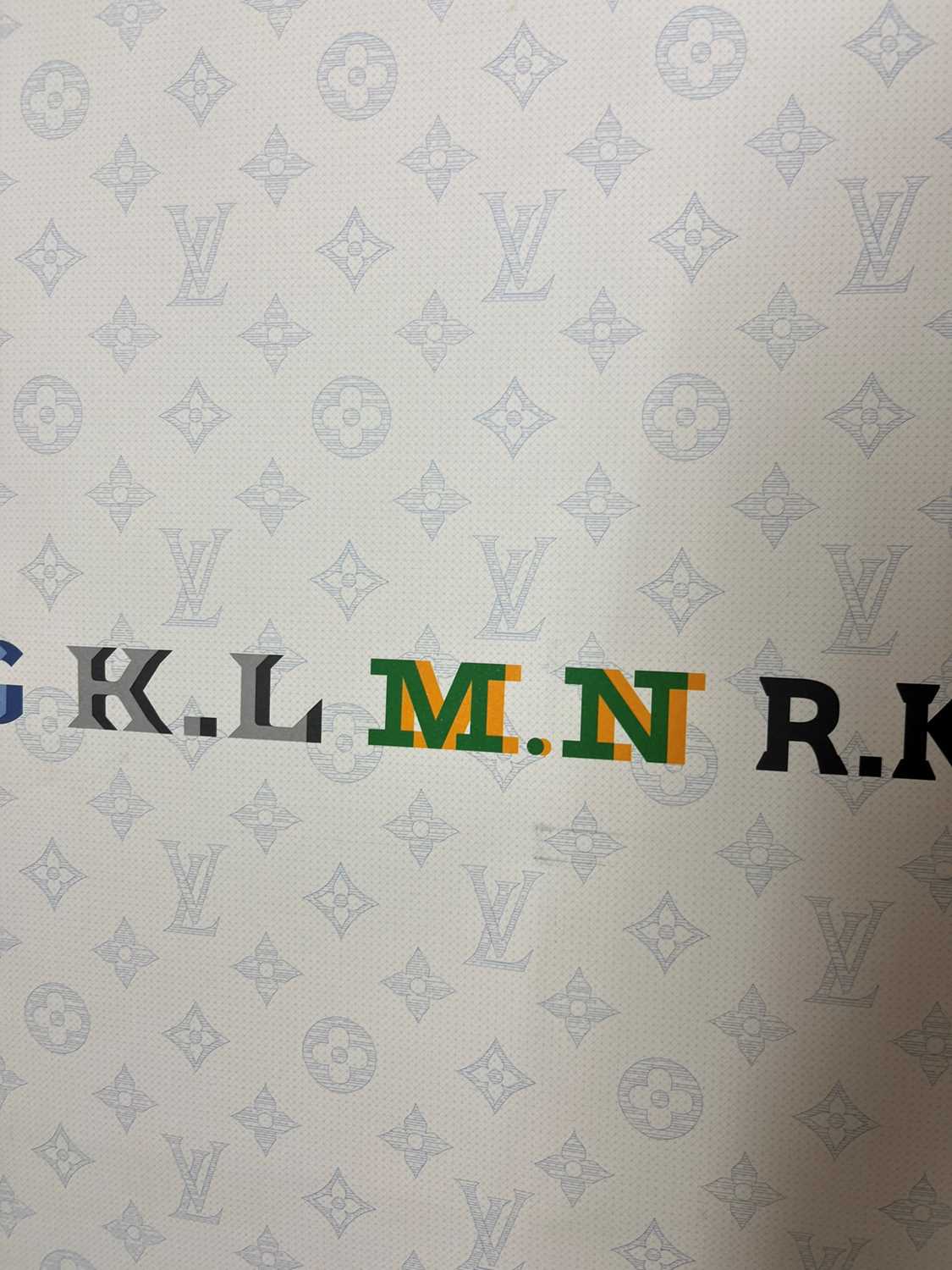 Four Louis Vuitton 160th Anniversary monogrammed paper commemorative shopping bags, - Image 6 of 7