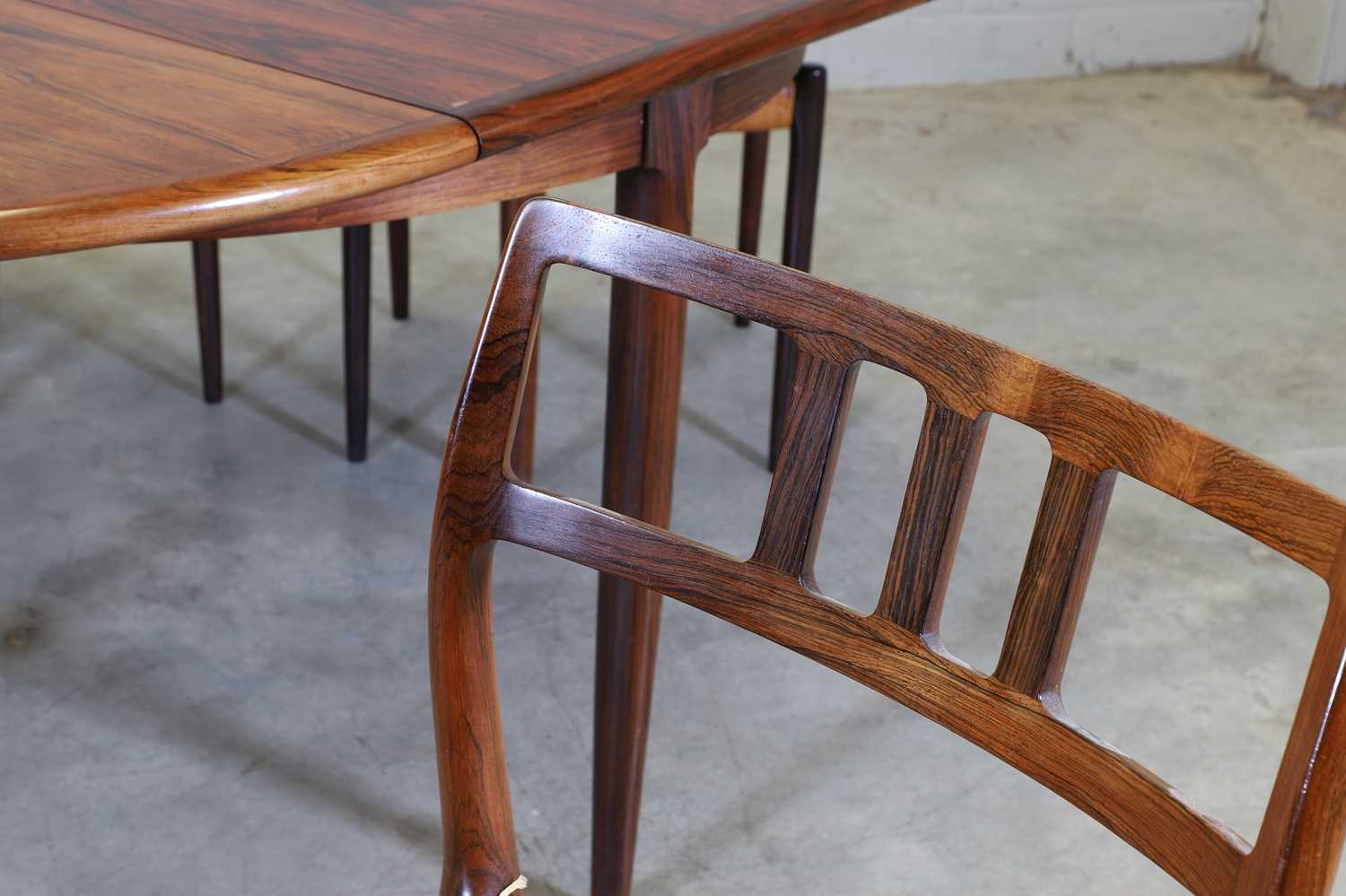 § A Danish rosewood dining suite, - Image 6 of 16