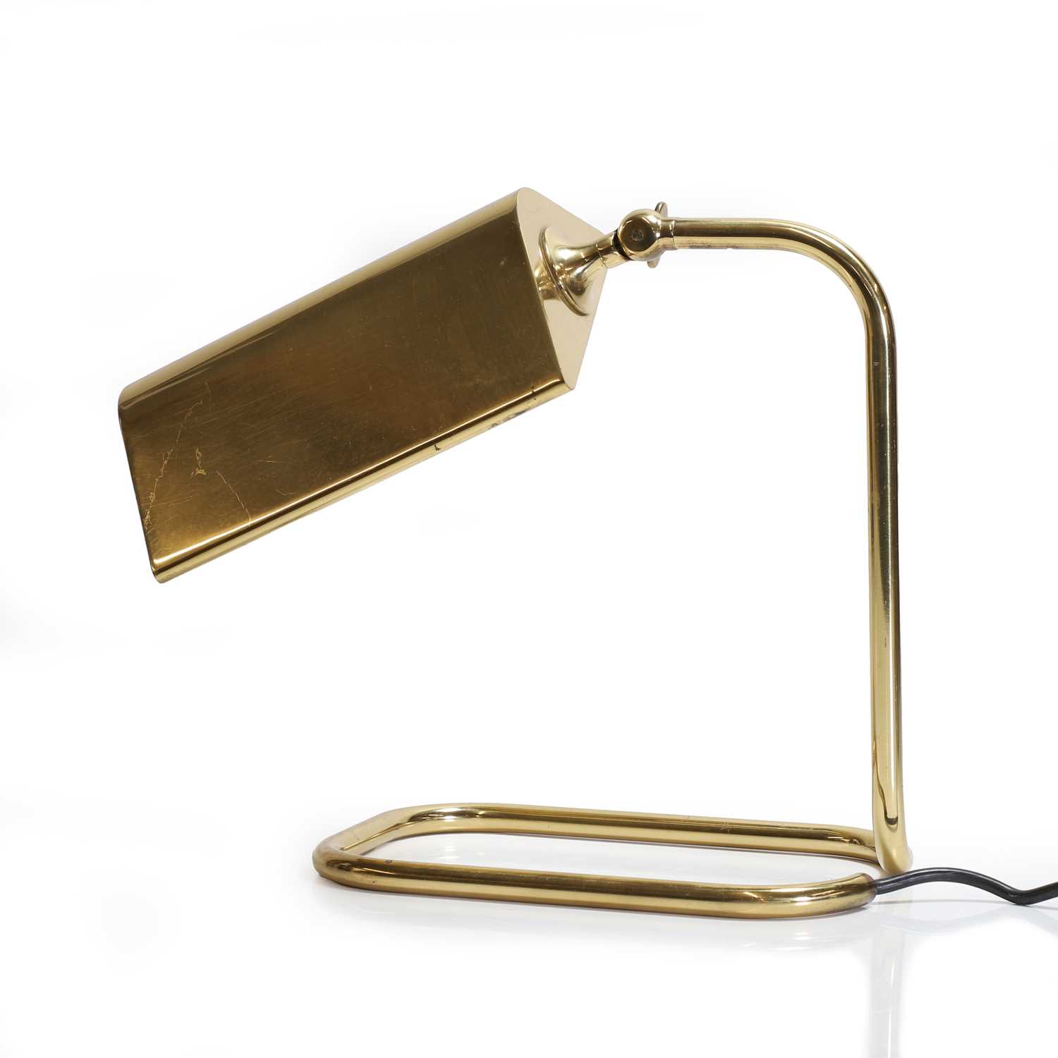 A German brass table lamp, - Image 2 of 5