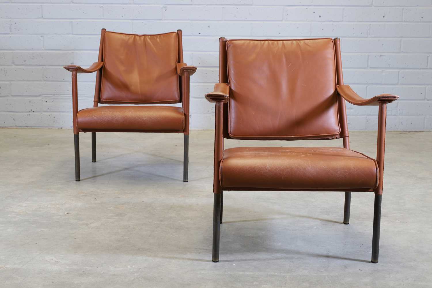 A pair of 'Crillion' armchairs, - Image 6 of 11