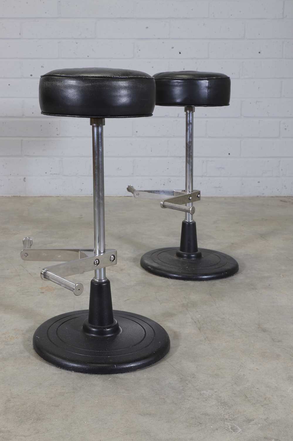 A pair of 'No 1' bar stools, - Image 2 of 3
