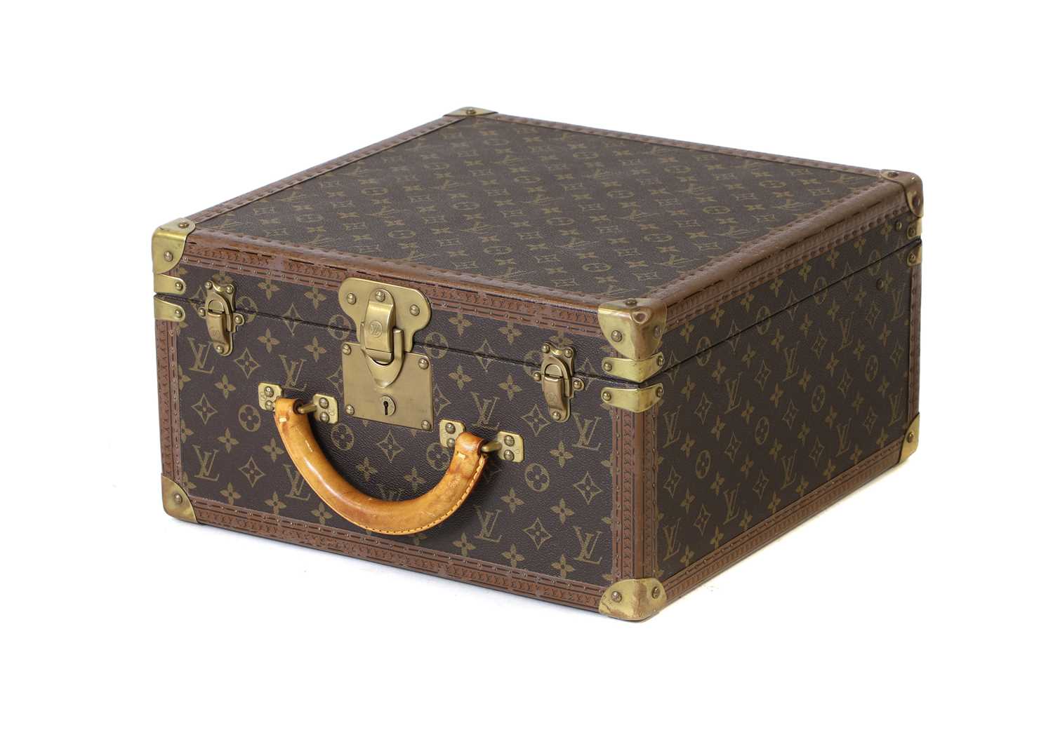 A Louis Vuitton monogrammed canvas malle à chapeau square hat box, - Image 2 of 28