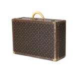 A Louis Vuitton monogrammed canvas 'Alzer 60' suitcase,