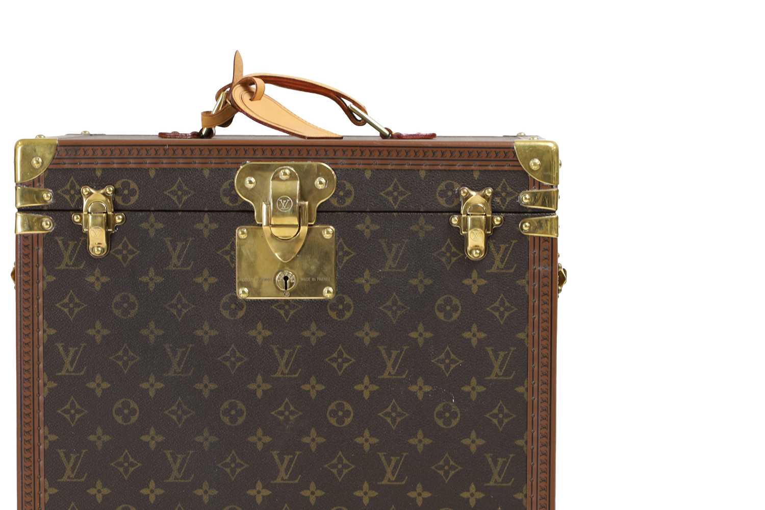 A Louis Vuitton monogrammed canvas watch trunk, - Bild 5 aus 12
