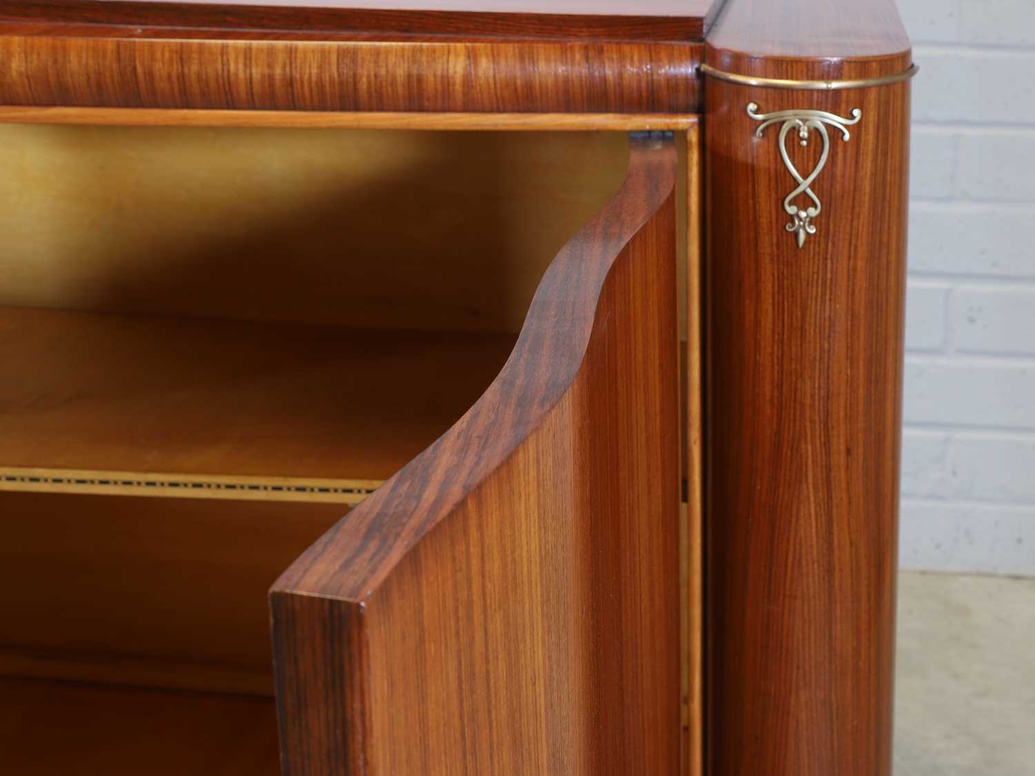 A French Art Deco Indian rosewood credenza, - Image 5 of 5