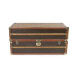 A Louis Vuitton monogrammed canvas wardrobe trunk,