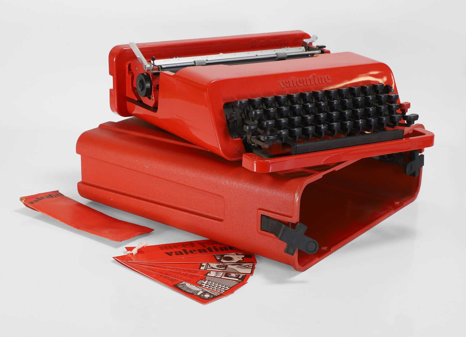An Olivetti 'Valentine' typewriter, - Image 5 of 6