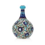 A Burmantofts Anglo-Persian faience pottery vase,
