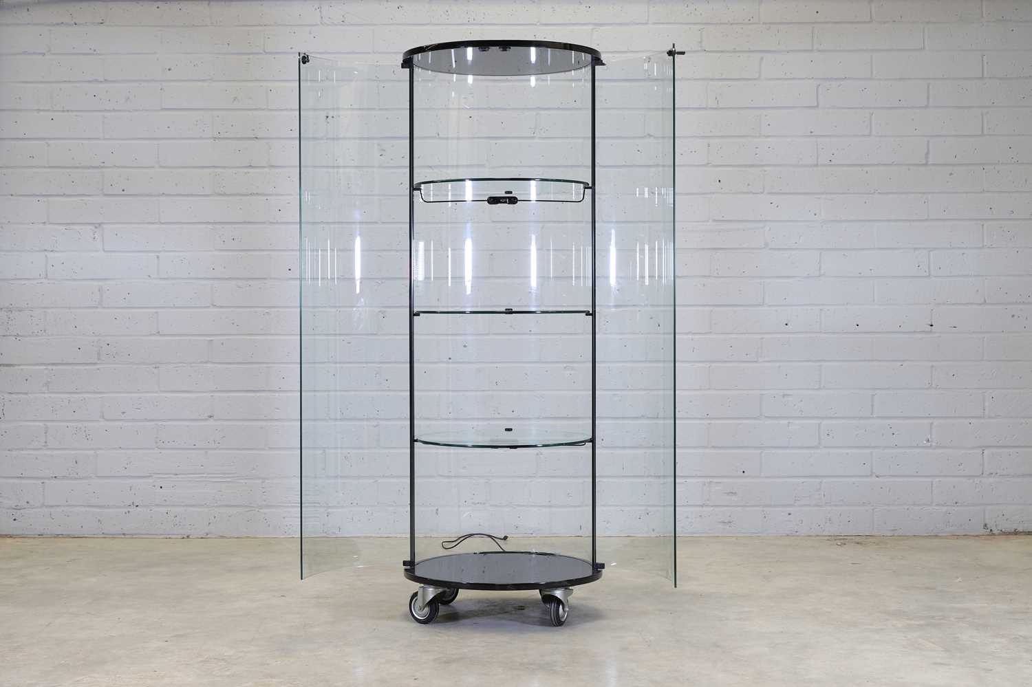 An Italian 'Pigreco' glass display cabinet, - Image 2 of 6