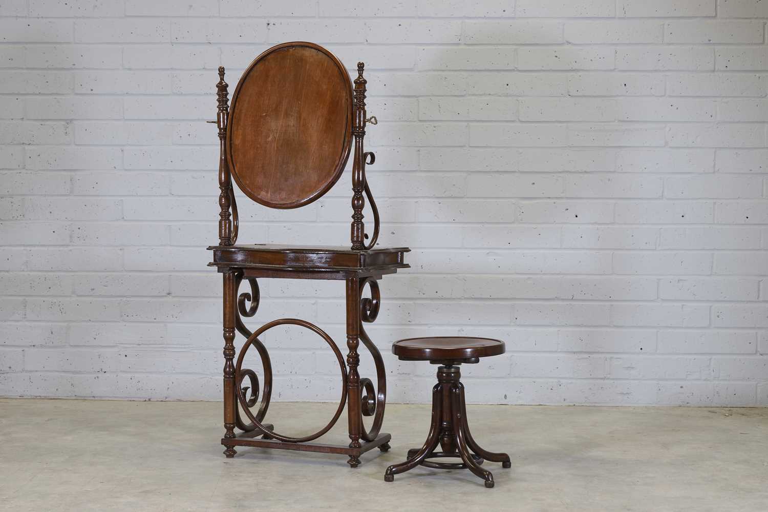 A bentwood dressing table, - Image 3 of 5