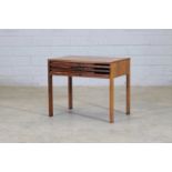 A Danish rosewood nest of tables,