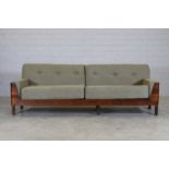 § A Brazilian rosewood settee,