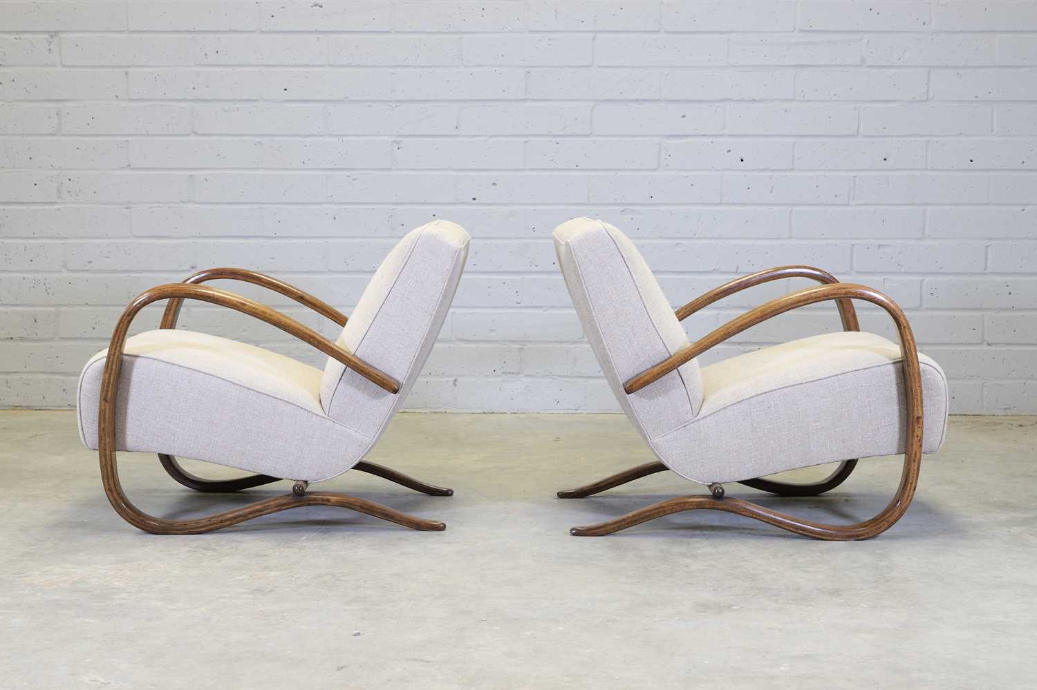 A pair of 'H269' bentwood armchairs, - Image 4 of 17