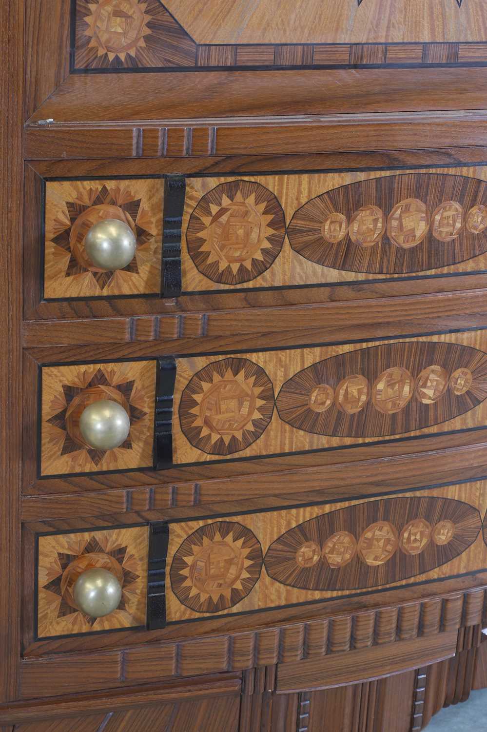 A French, Art Deco-style, Indian rosewood fall-front bureau, - Image 13 of 17