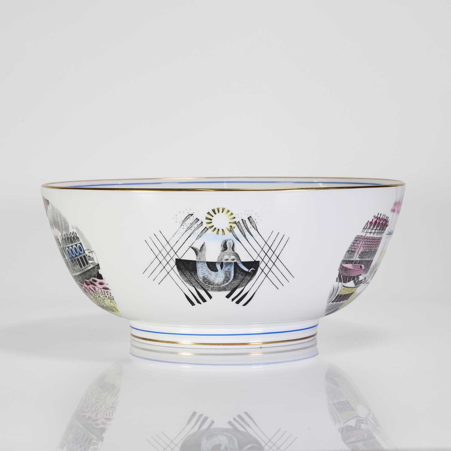 A Wedgwood 'Boat Race' bowl, - Image 5 of 9