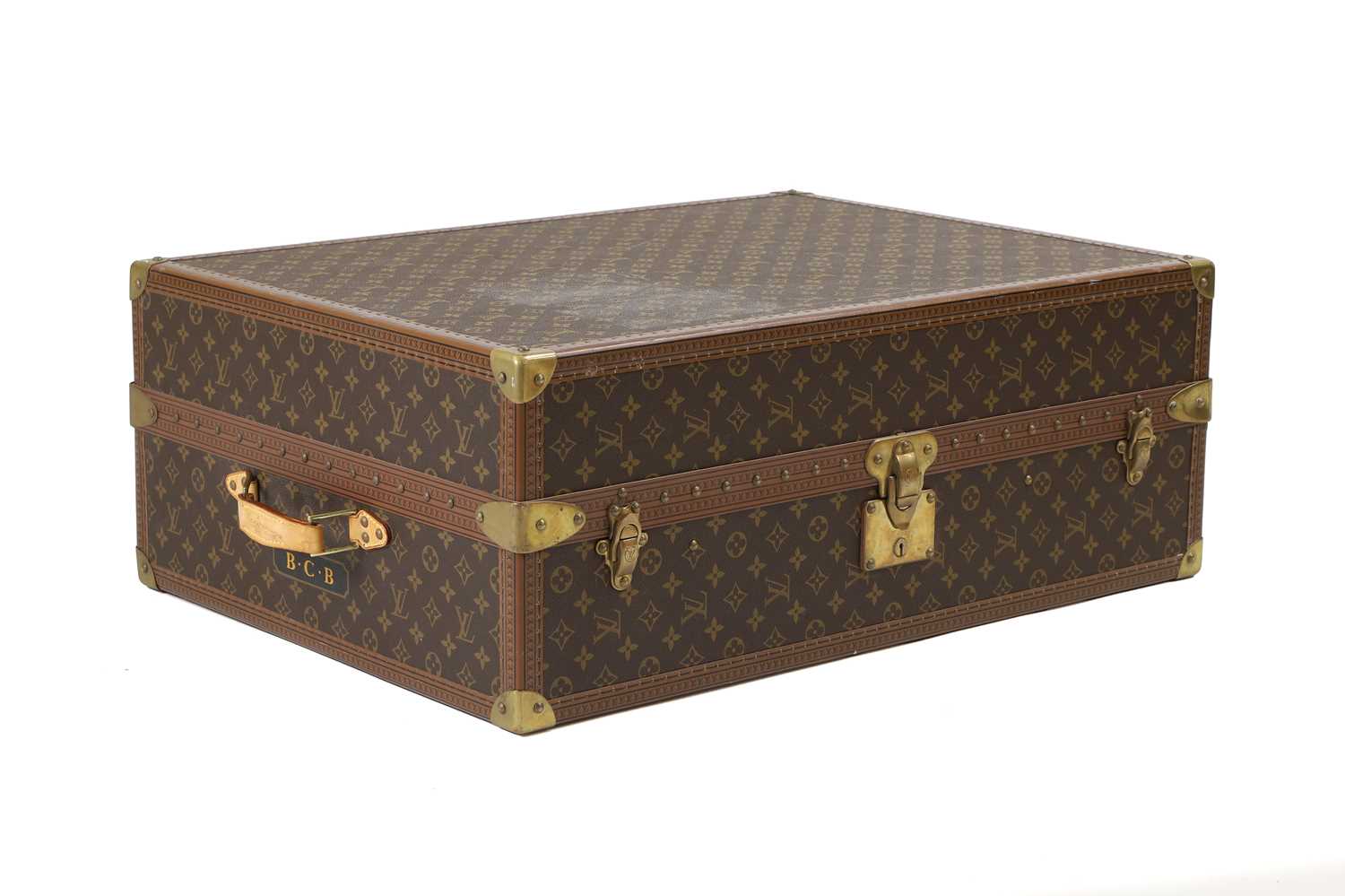 A Louis Vuitton monogrammed canvas valise à chaussures 'Géminé' shoe trunk, - Image 8 of 10