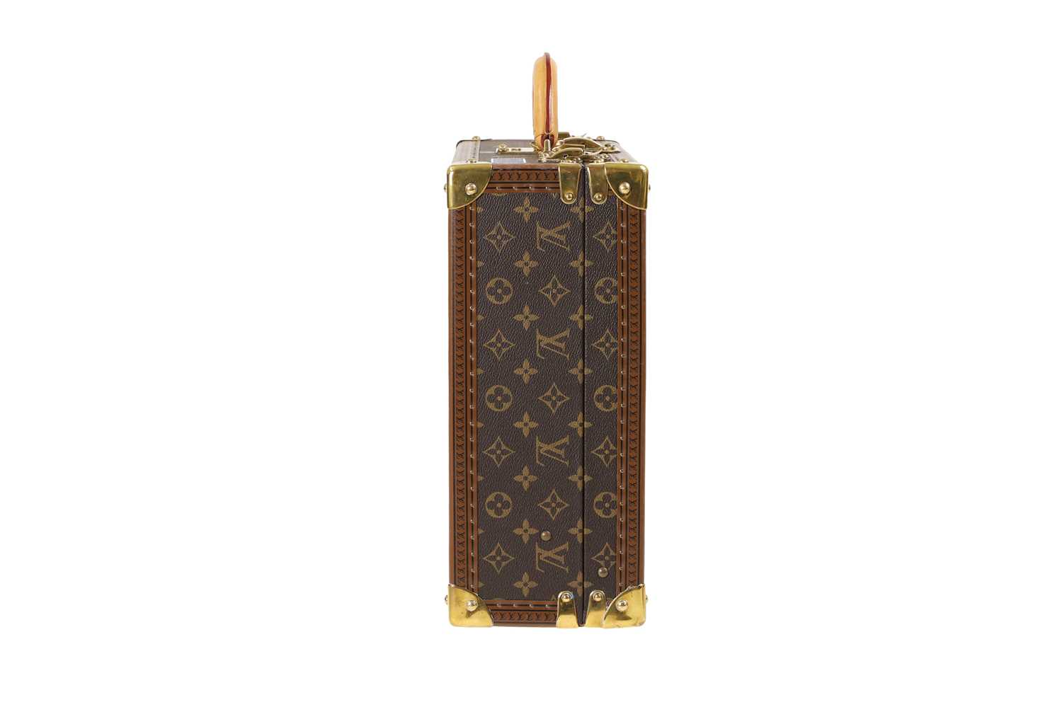 A Louis Vuitton monogrammed canvas special painted 'Cotteville' case, - Image 4 of 9