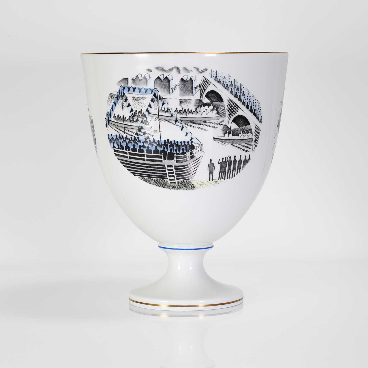 A Wedgwood 'Boat Race' vase, - Image 2 of 8