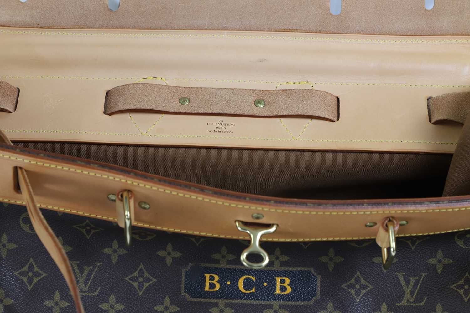 A Louis Vuitton monogrammed canvas large steamer bag, - Image 5 of 13