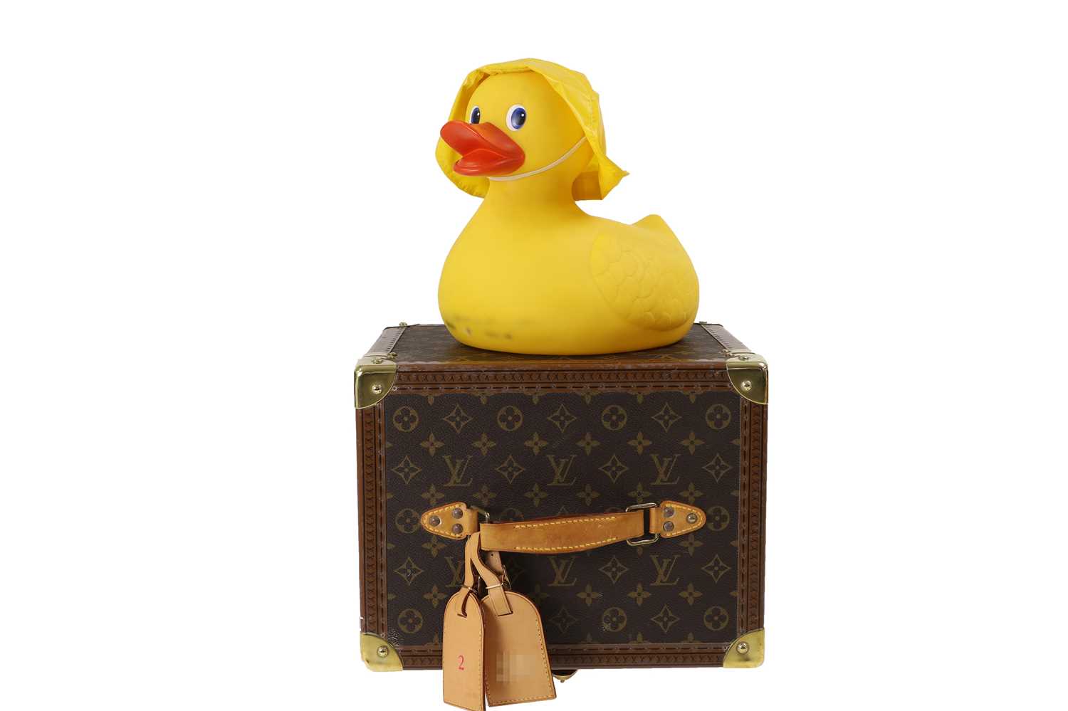 A Louis Vuitton monogrammed canvas bespoke 'rubber duck' trunk,