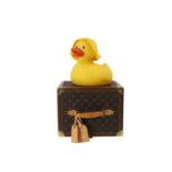 A Louis Vuitton monogrammed canvas bespoke 'rubber duck' trunk,