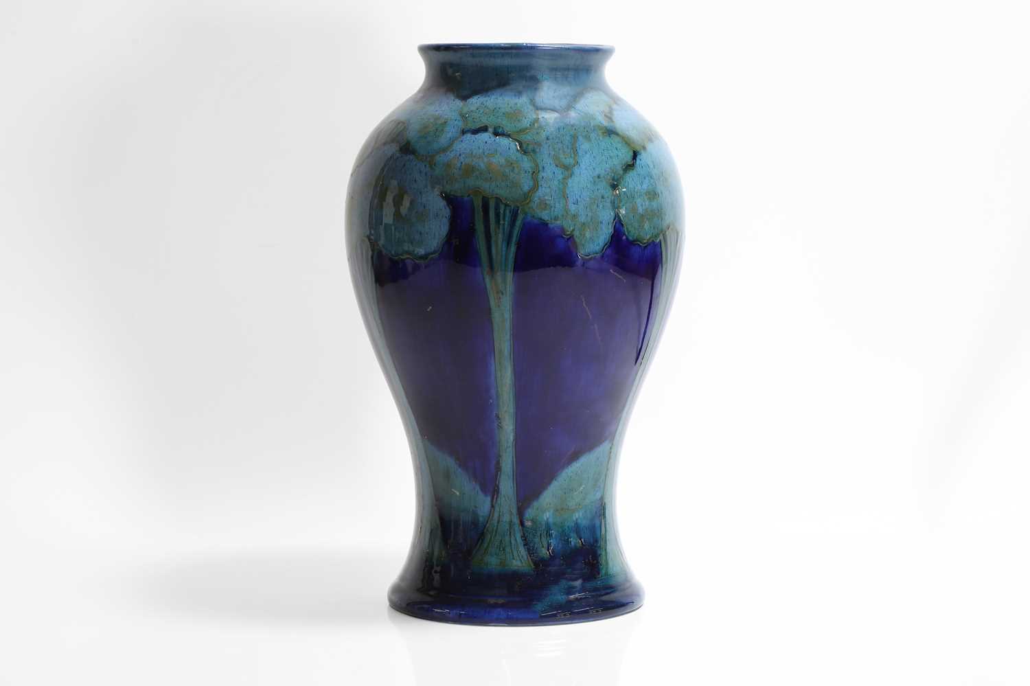 A William Moorcroft 'Moonlit Blue' vase, - Image 3 of 4