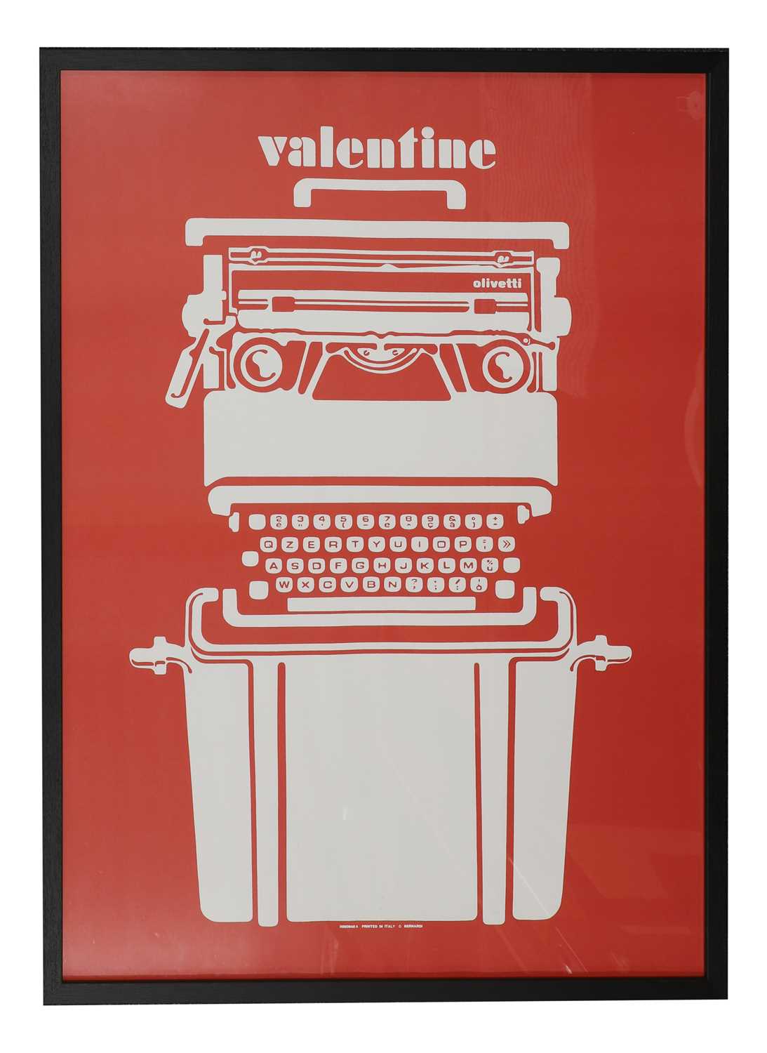 An Olivetti 'Valentine' typewriter, - Image 6 of 6