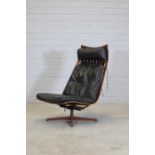 § A Norwegian 'Scandia' rosewood lounge chair,