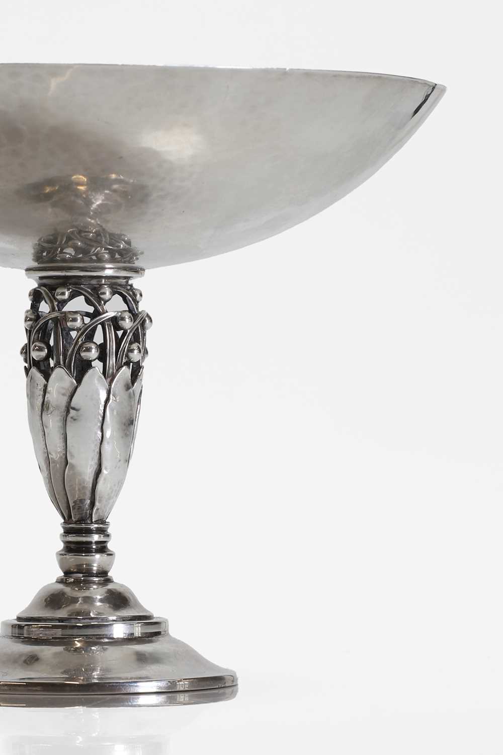 A Danish Georg Jensen silver tazza, - Image 2 of 5