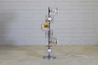 An Italian Murano glass floor lamp,