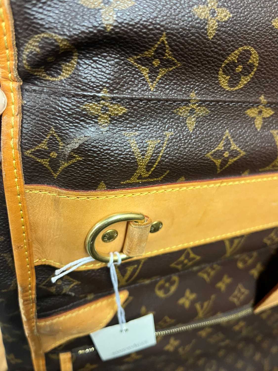 A Louis Vuitton monogrammed canvas suit bag, - Image 21 of 25