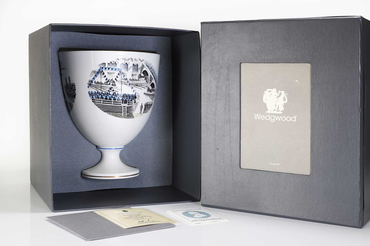 A Wedgwood 'Boat Race' vase, - Image 8 of 8