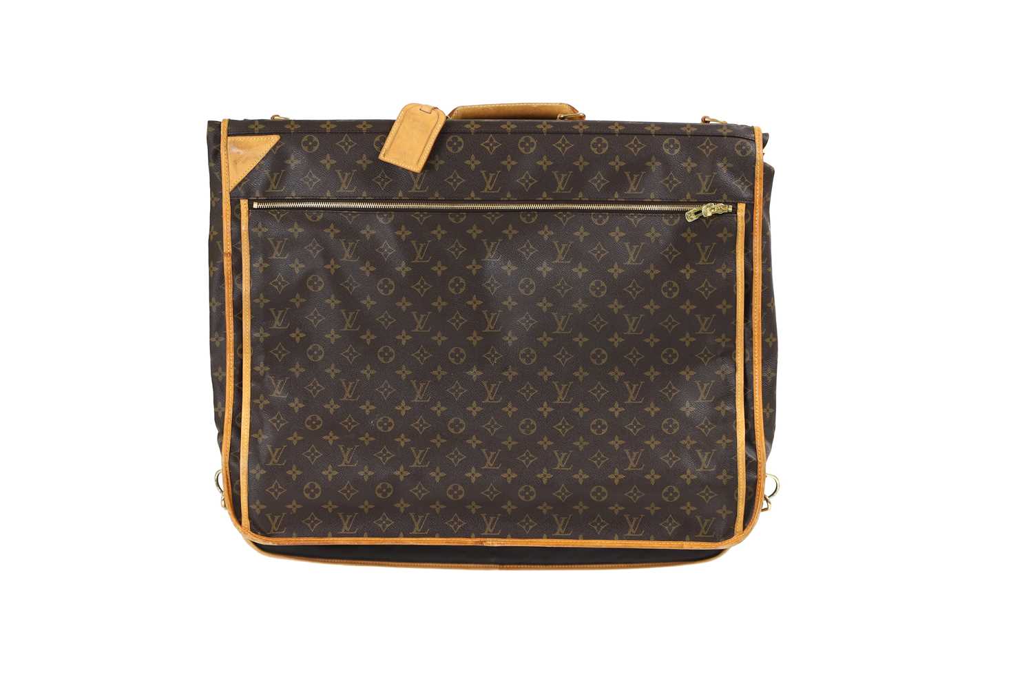 A Louis Vuitton monogrammed canvas suit bag,