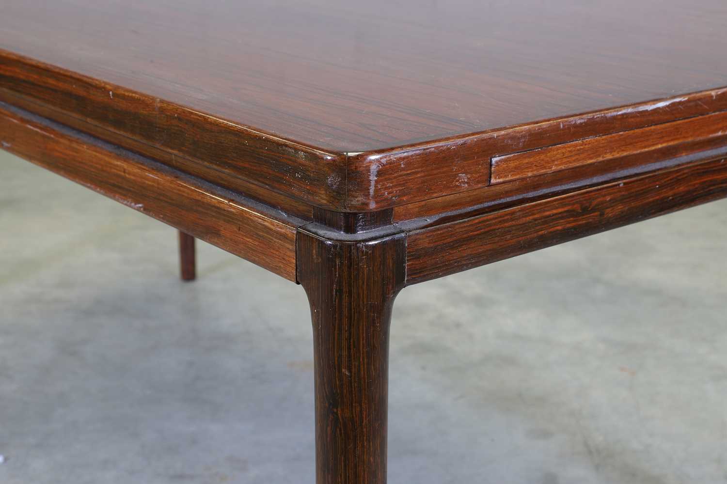 § A Danish rosewood dining table, - Image 4 of 6