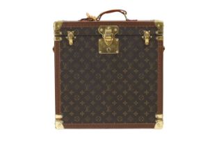 A Louis Vuitton monogrammed canvas watch trunk,