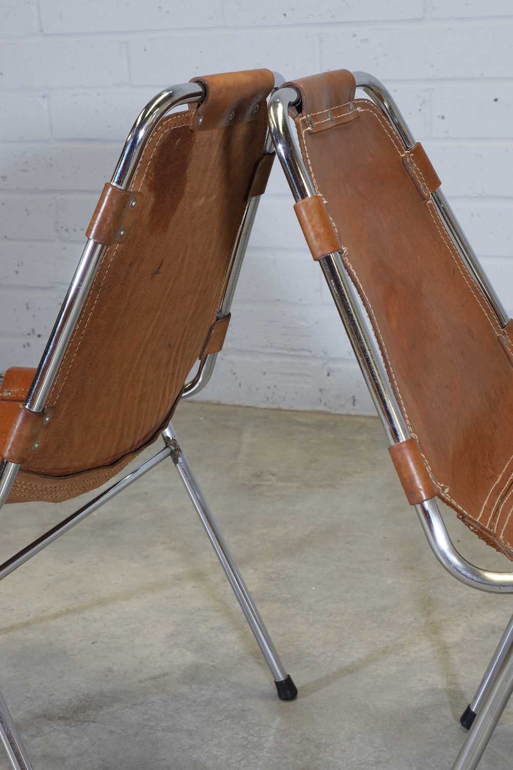 A set of three 'Les Arcs' chairs, - Image 3 of 7