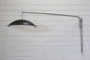 A French telescopic wall light,