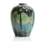 A Royal Doulton barbotine ware vase,