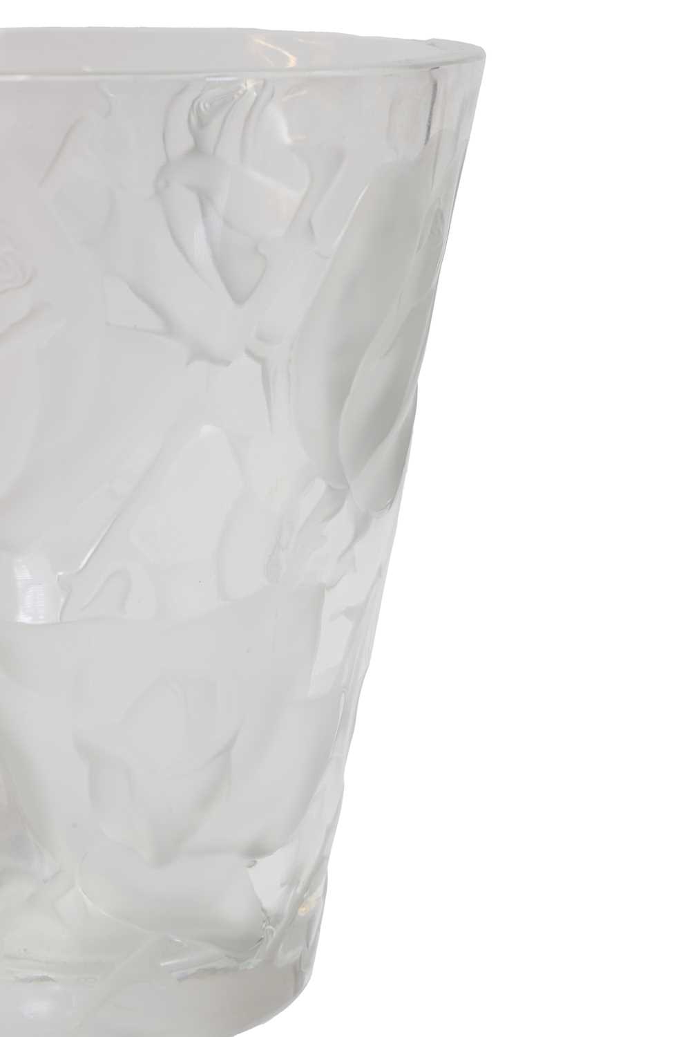 A Lalique 'Ispahan' glass vase, - Image 2 of 4