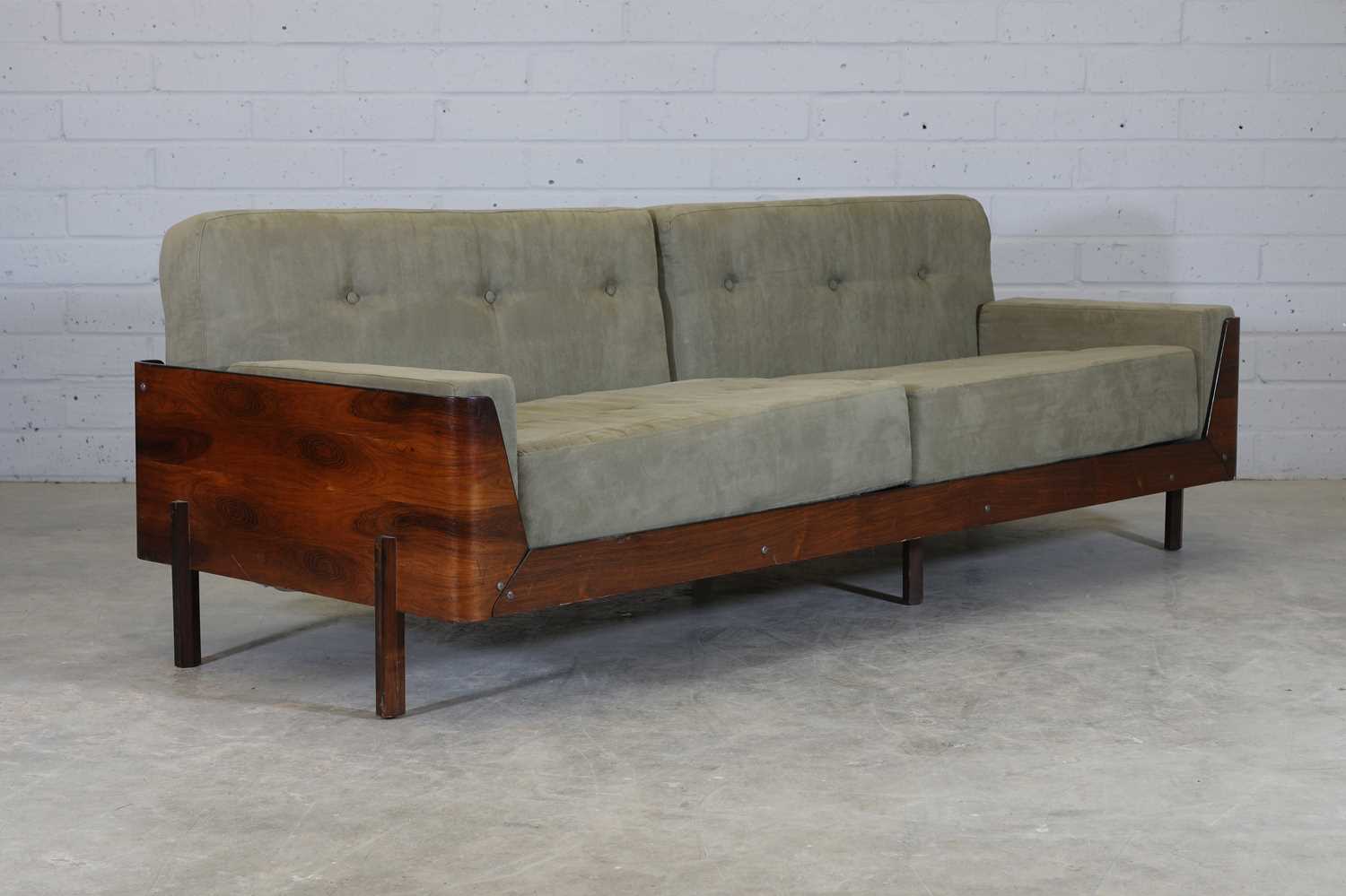 § A Brazilian rosewood settee, - Image 2 of 4