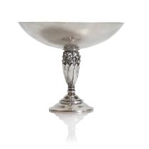 A Danish Georg Jensen silver tazza,