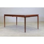 § A Danish rosewood dining table,