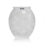 A Lalique 'Tortue' glass vase,