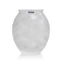 A Lalique 'Tortue' glass vase,