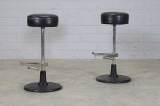 A pair of 'No 1' bar stools,