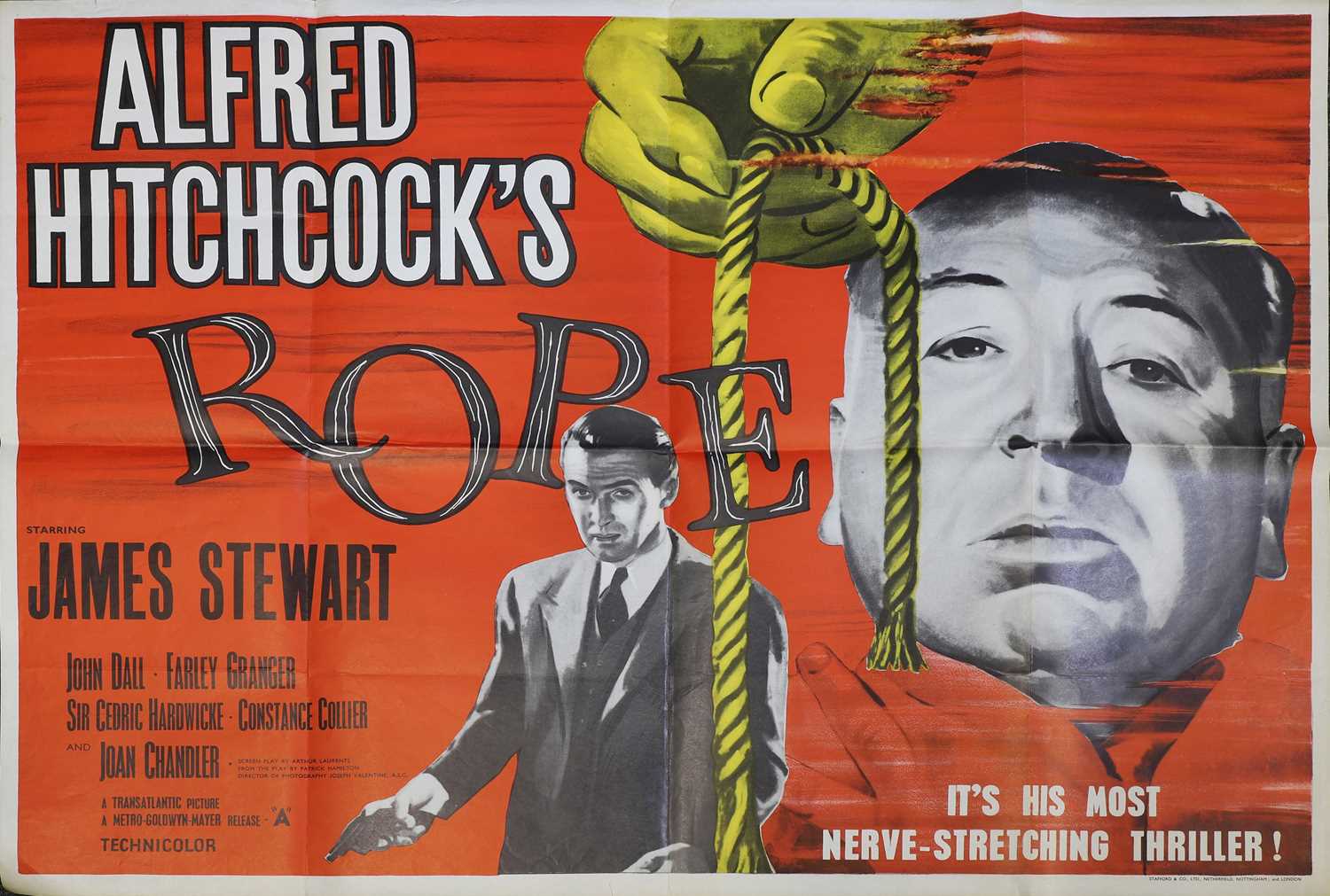 A poster for 'Rope',